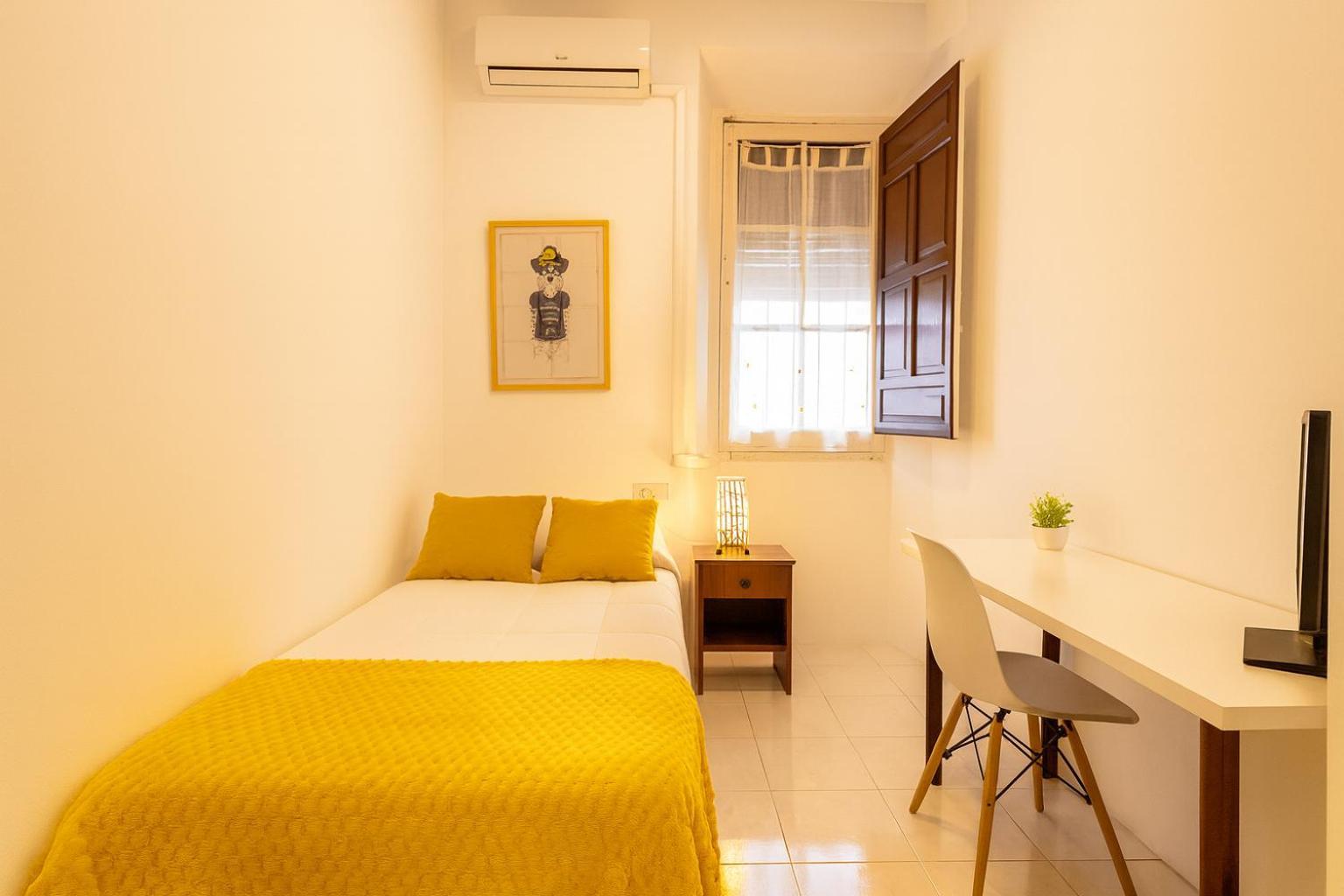 Habitación Individual con baño privado